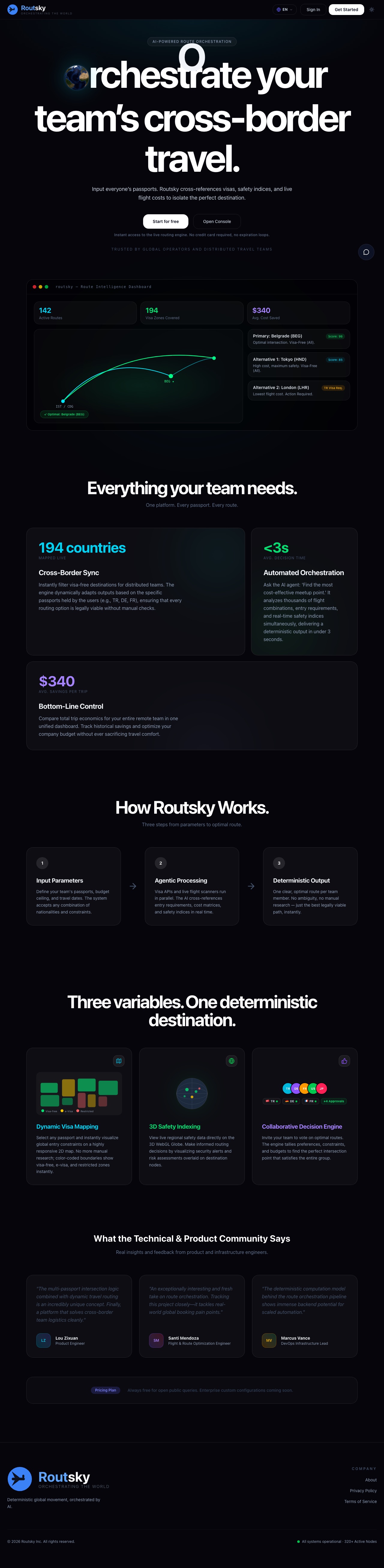 Feedback on routsky.com