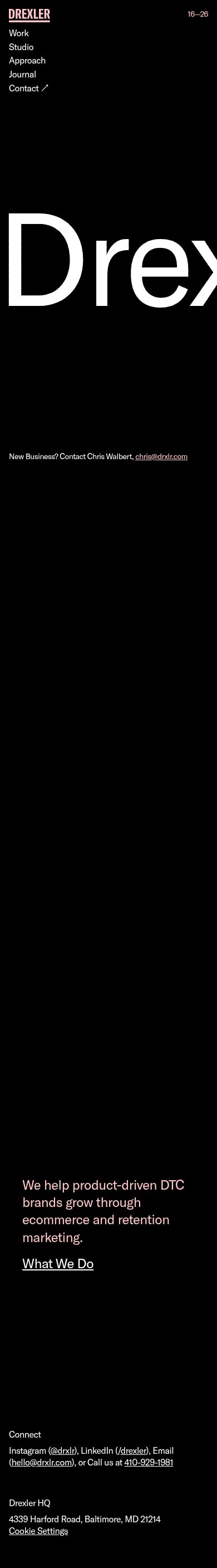 Mobile · 390×844 · drxlr.com critique capture preview