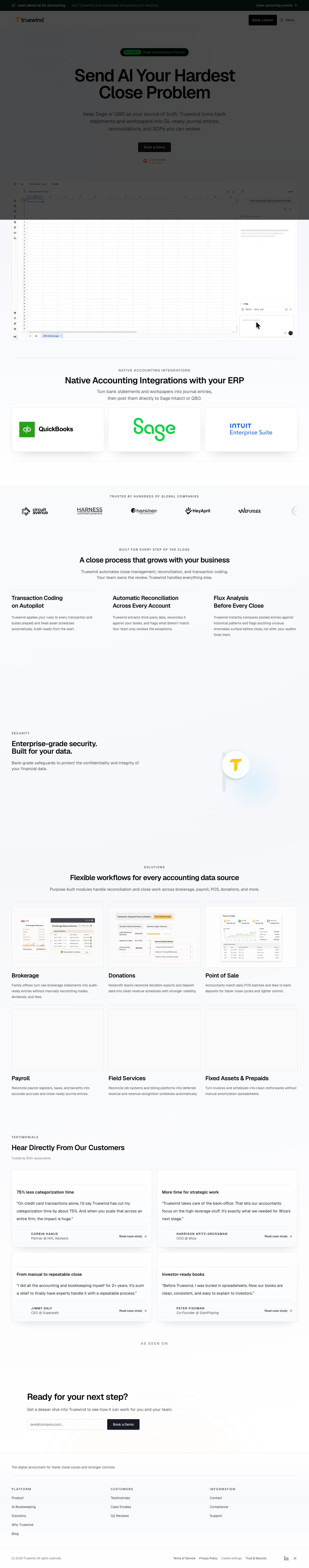 Desktop · 1280×900 · www.truewind.ai critique capture preview