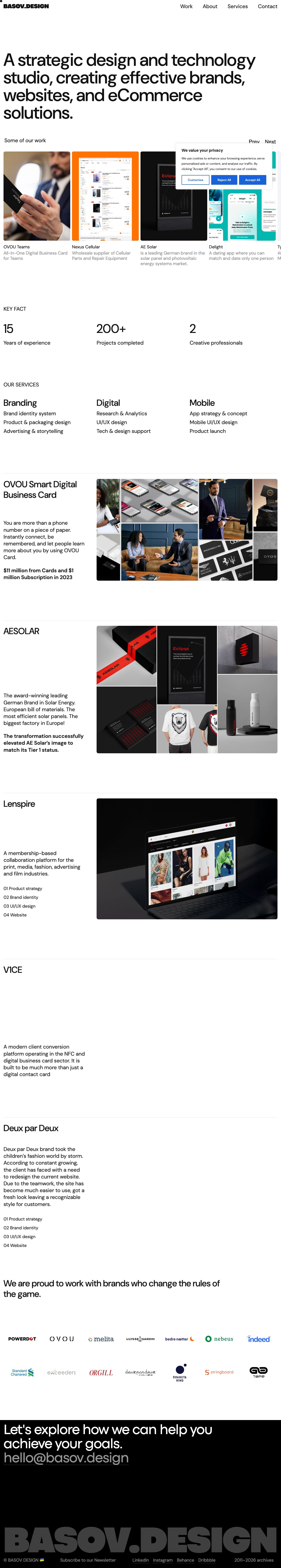 Desktop · 1280×900 · basovdesign.com critique capture preview