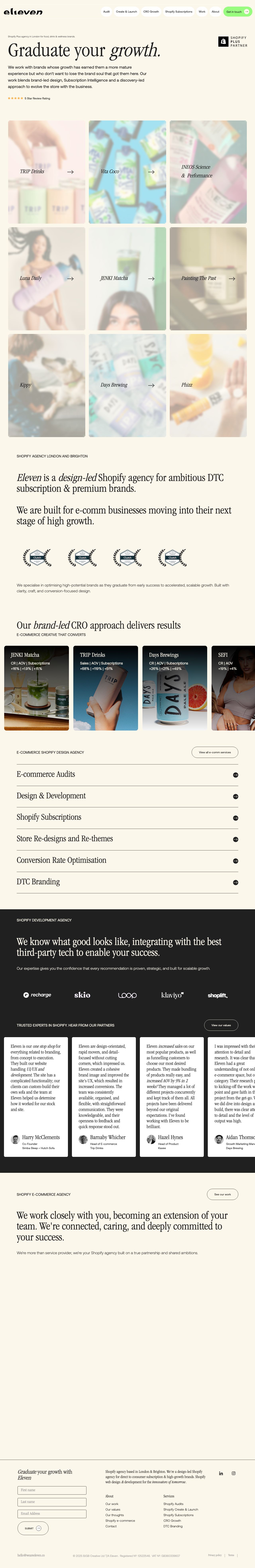 Desktop · 1280×900 · weareeleven.co critique capture preview
