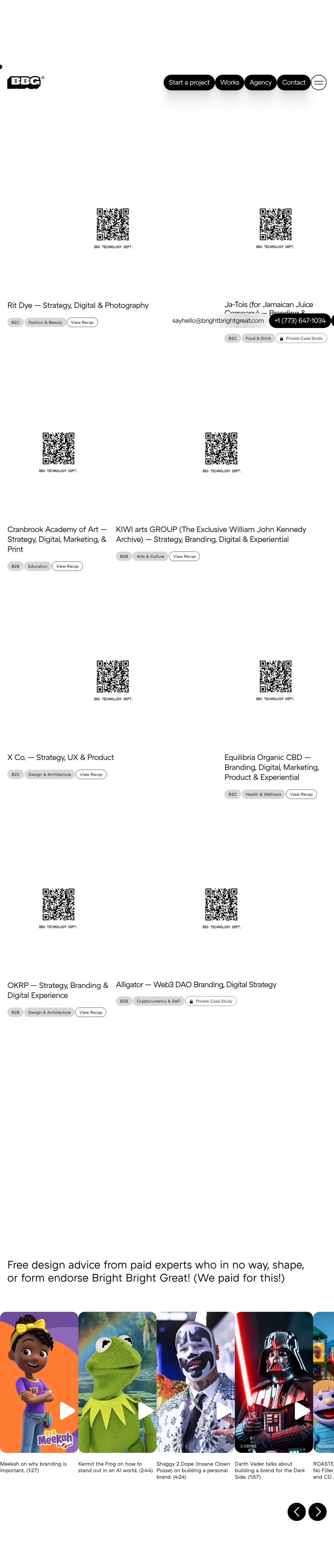 Desktop · 1280×900 · brightbrightgreat.com critique capture preview