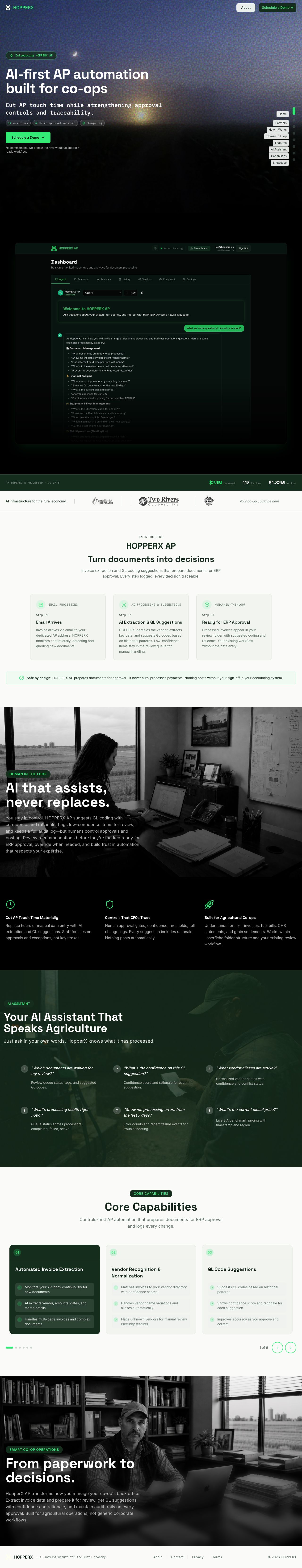 Desktop · 1280×900 · hopperx.co critique capture preview
