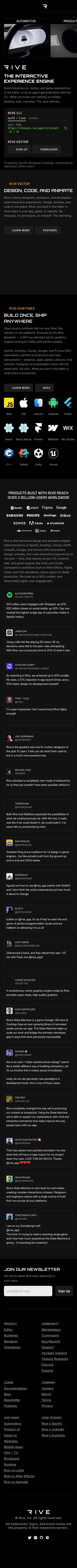 Mobile · 390×844 · rive.app critique capture preview