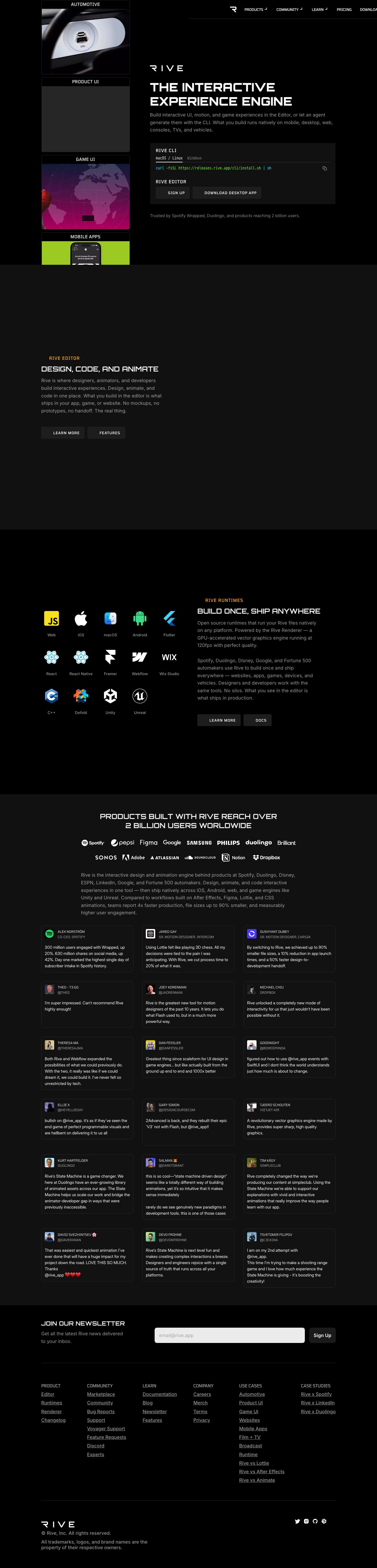 Desktop · 1280×900 · rive.app critique capture preview