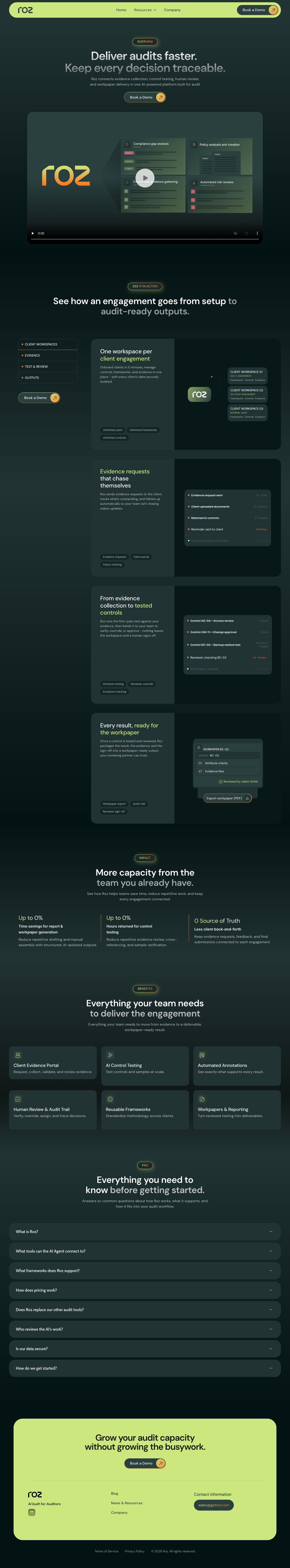 Desktop · 1280×900 · getroz.com critique capture preview