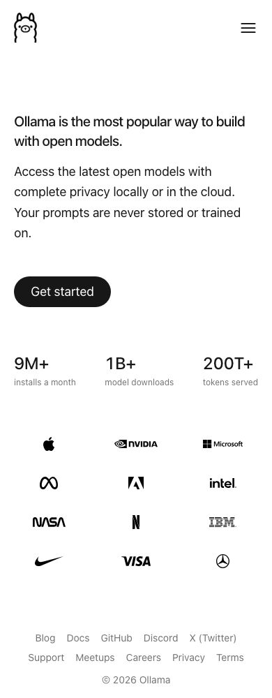 Mobile · 390×844 · ollama.com critique capture preview
