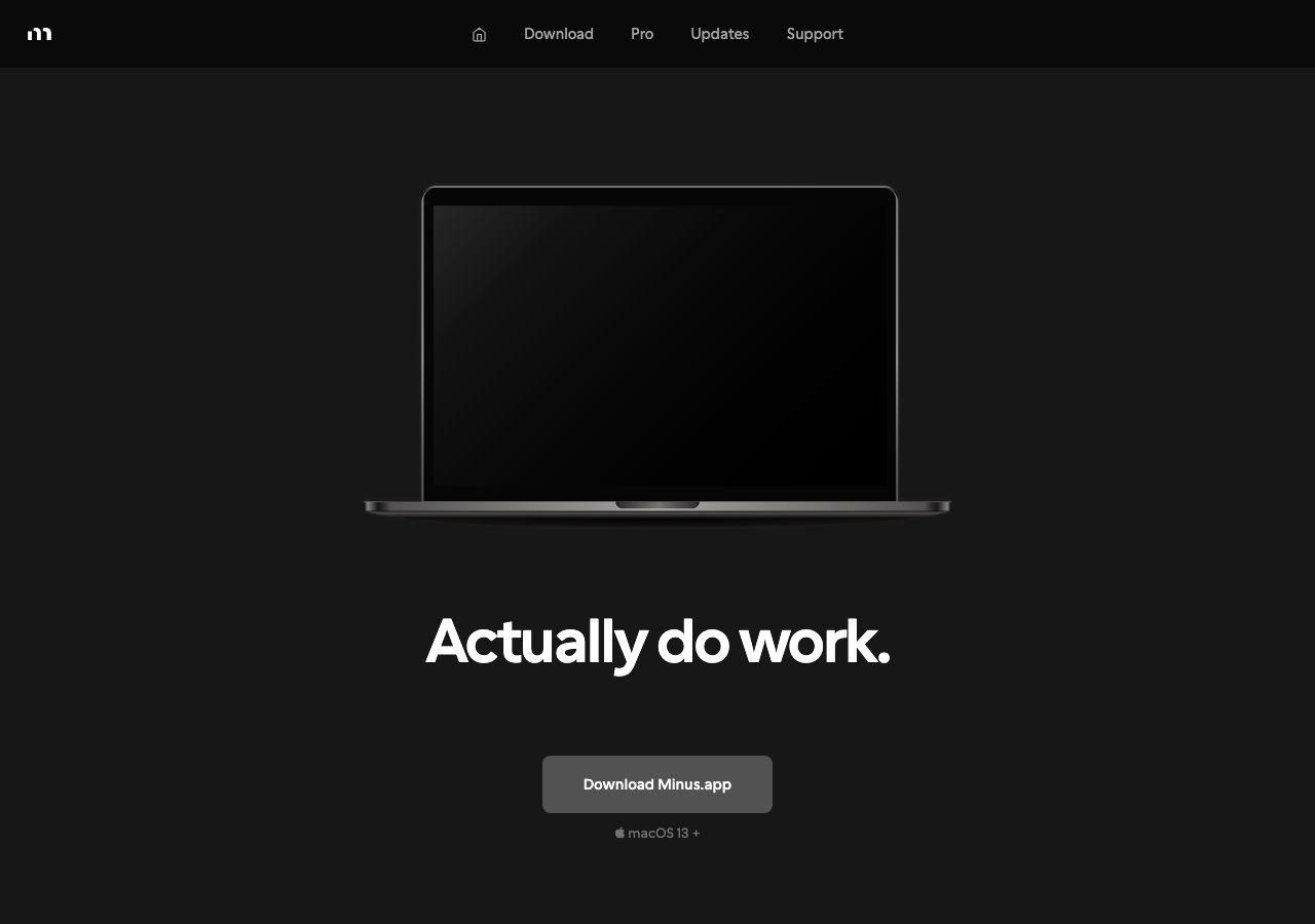 Desktop · 1280×900 · minus.io critique capture preview