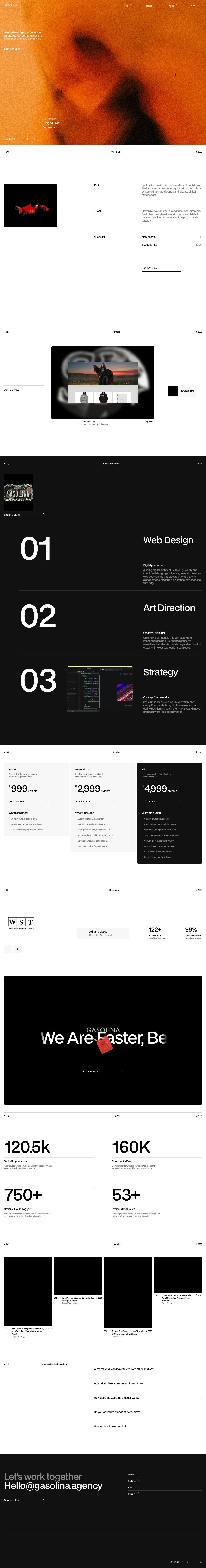 Desktop · 1280×900 · gasolina.agency critique capture preview