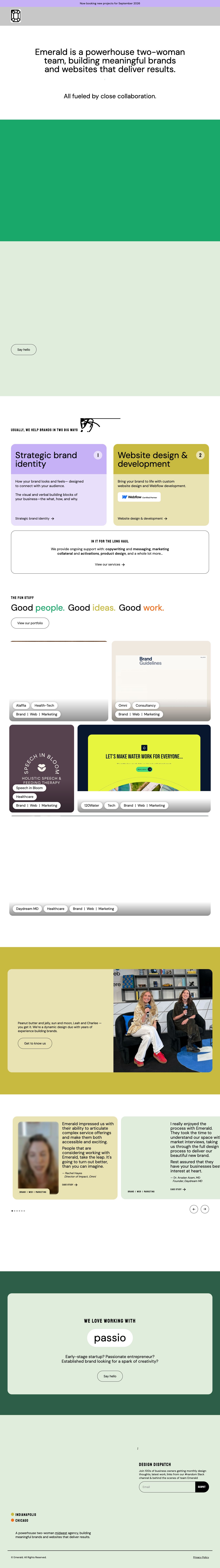 Desktop · 1280×900 · www.emerald.design critique capture preview
