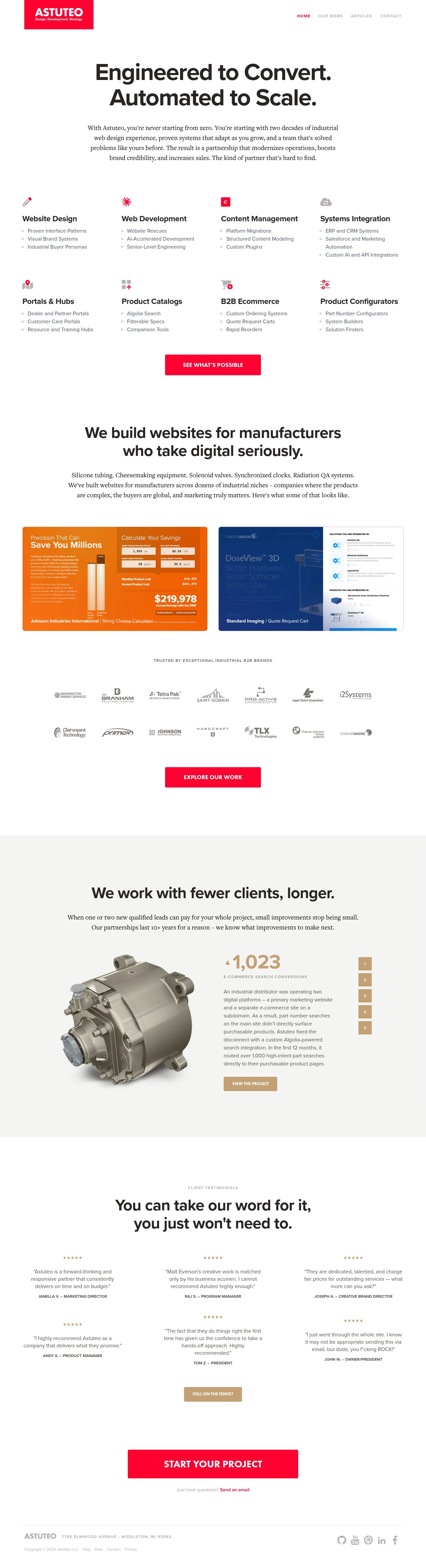 Desktop · 1280×900 · www.astuteo.com critique capture preview