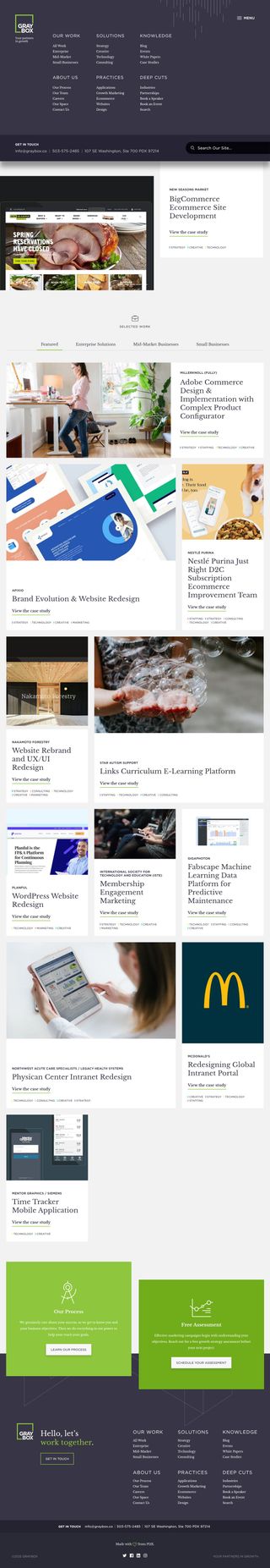 Our Work review snapshot