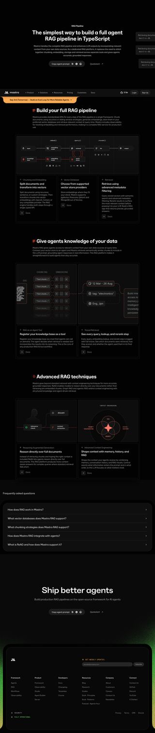 RAG review snapshot
