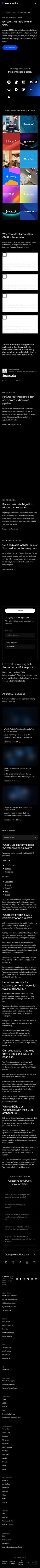 CMS Implementation review snapshot