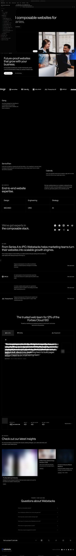 Webstacks review snapshot