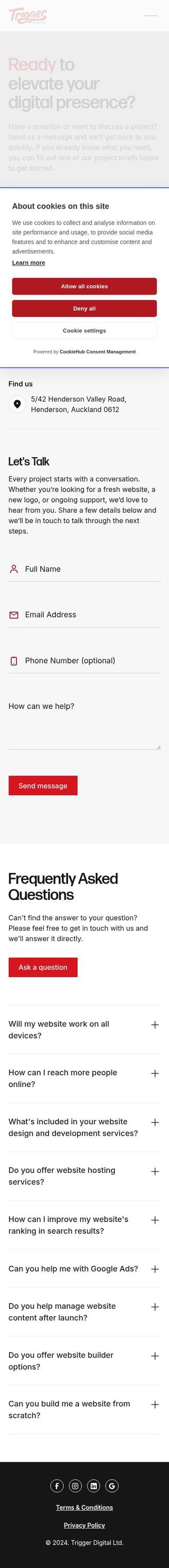 Contact us Contact us review snapshot