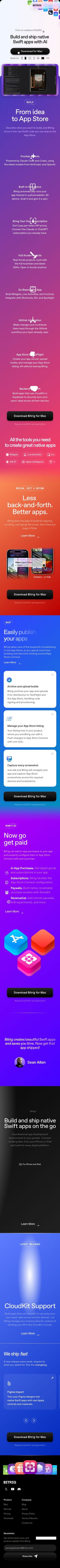 Bitrig | Build and ship native Swift apps with AI review snapshot