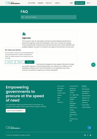 FAQ review snapshot