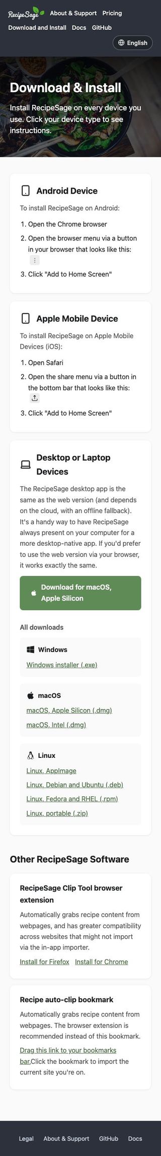 Download and Install review snapshot