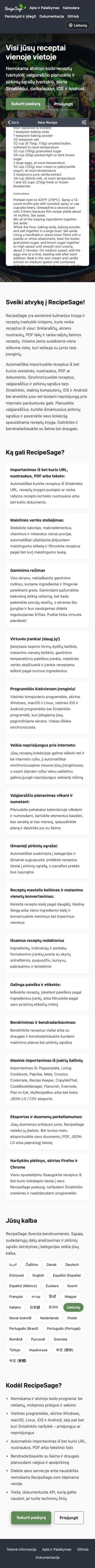 Lietuvių review snapshot