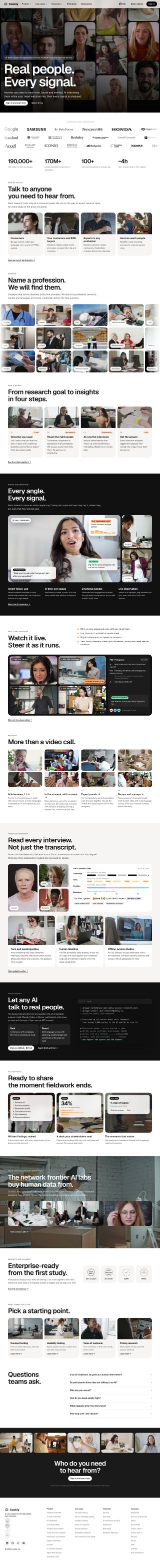 Cookiy AI: AI User Research with Real People review snapshot