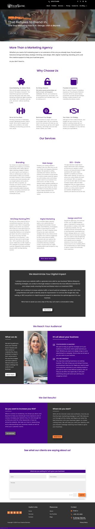 We are your one stop hub for Marketing in St George and beyond. review snapshot
