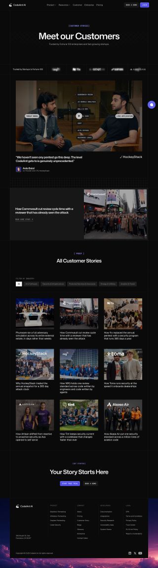 Customer review snapshot